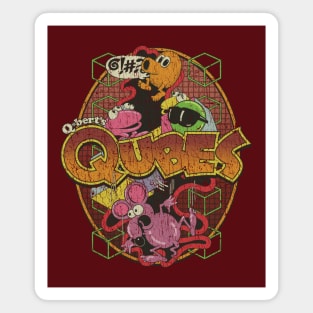 Q*bert's Qubes 1983 Magnet